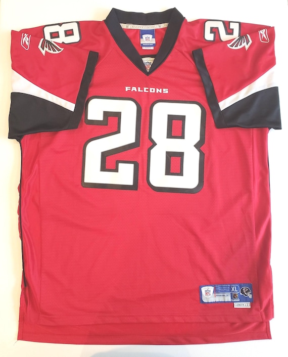 Vintage Atlanta Falcons Jersey Red Adult Size XL Warrick Dunn #28