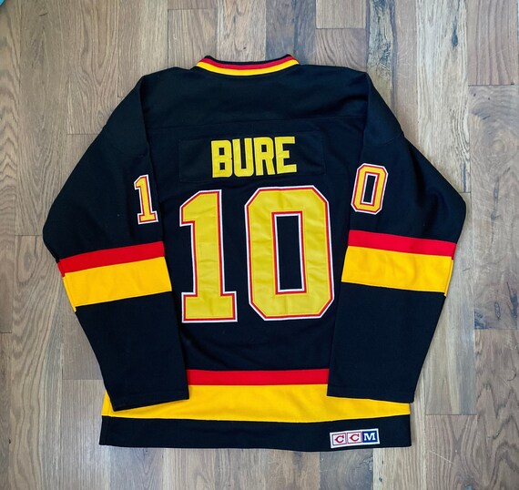 PAVEL BURE  Vancouver Canucks CCM Home 1996 Vintage Hockey Jersey