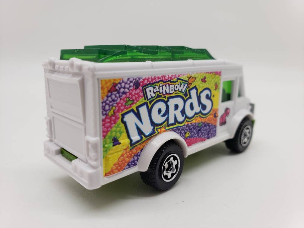 Matchbox Chow Wagon Food Truck White Rainbow Nerds Perfect Etsy
