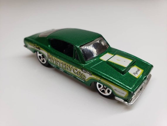 ホットウィール ヘミ クーダ メタリックグリーン ミステリーカー 