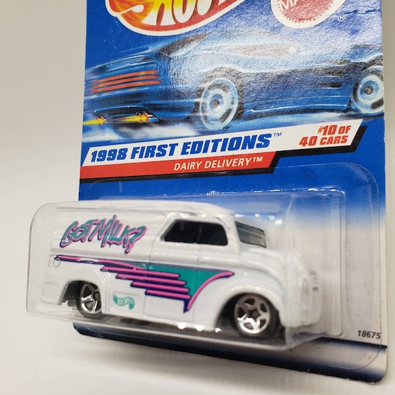 Hot Wheels Dairy Delivery White First Editions Etsy Singapore