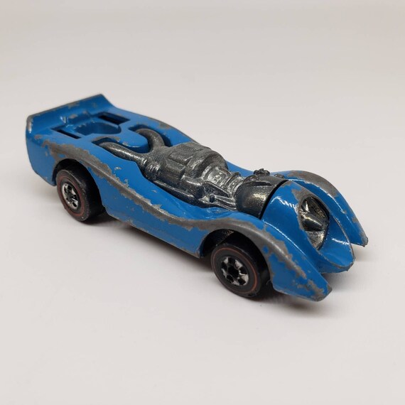 1973 Redline Jet Threat Blue Shell Promos Hot Wheels Collectable 