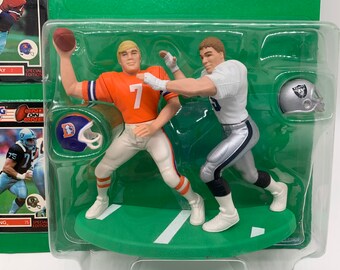 John Elway Denver Broncos and Howie Long LA Raiders One on John Elway Denver Broncos and Howie Long LA Raiders One on