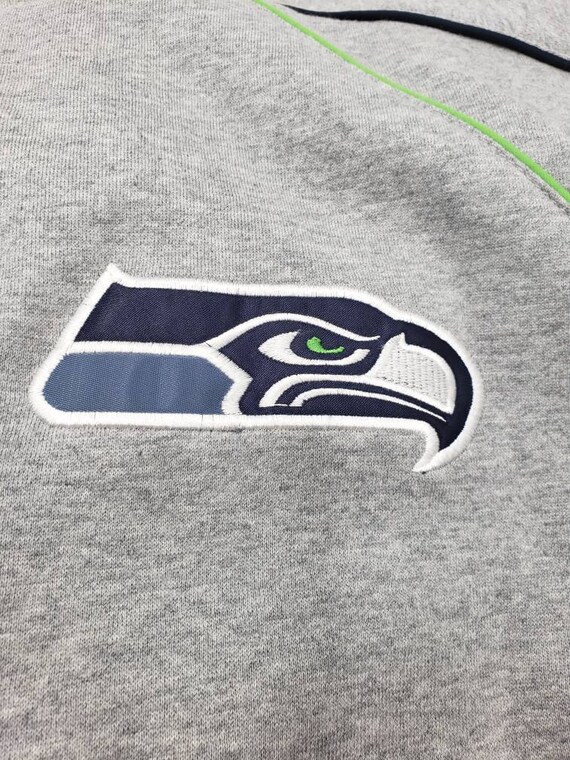 Seattle Seahawks Team Jacket Adult Size Large Blu… - image 7