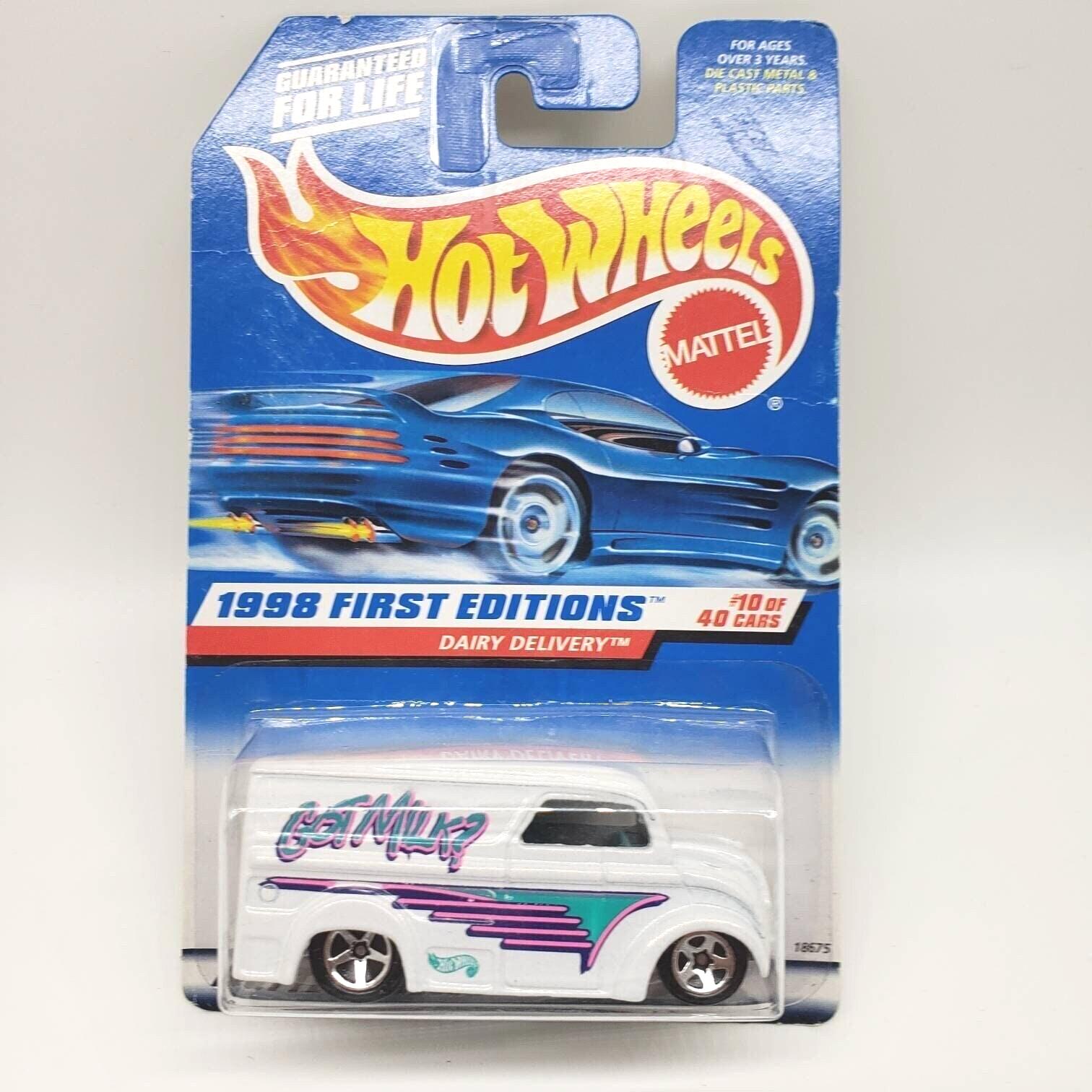 Vintage Hot Wheels Dairy Delivery White First Editions Die-cast