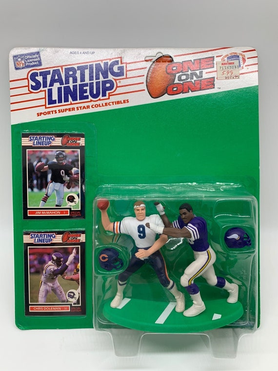 Vintage Jim Mcmahon Vs Chris Doleman Starting Lineup: 1989 NFL