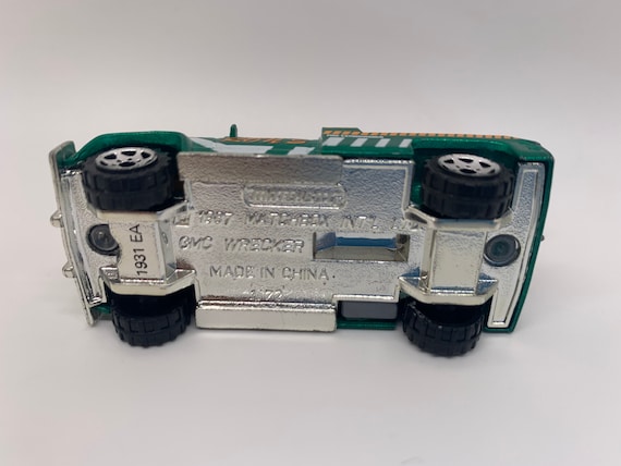 ヴィンテージ マッチボックス GMC レッカー トラック：メタル