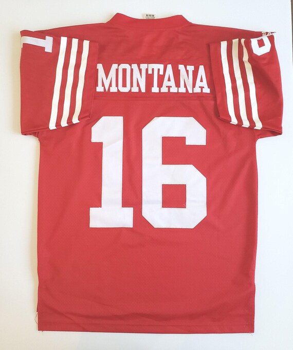 Vintage San Francisco 49ers Jersey Adult Medium Red Joe Montana