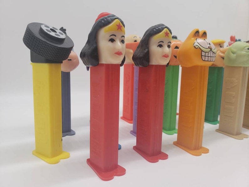 PEZ Dispenser Vintage PEZ Candy Dispensers Assorted PEZ Collection Lot of Pez Collectibles image 6