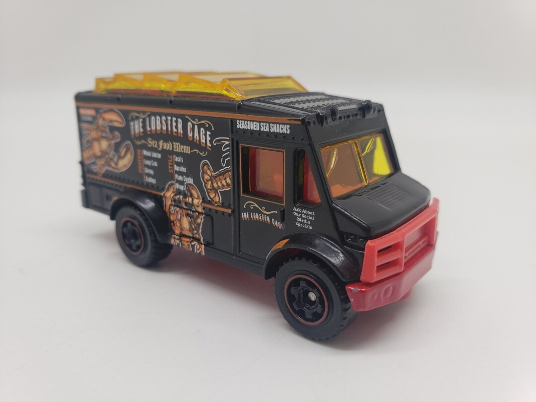 Matchbox Chow Wagon the Lobster Cage Food Truck White Perfect Etsy