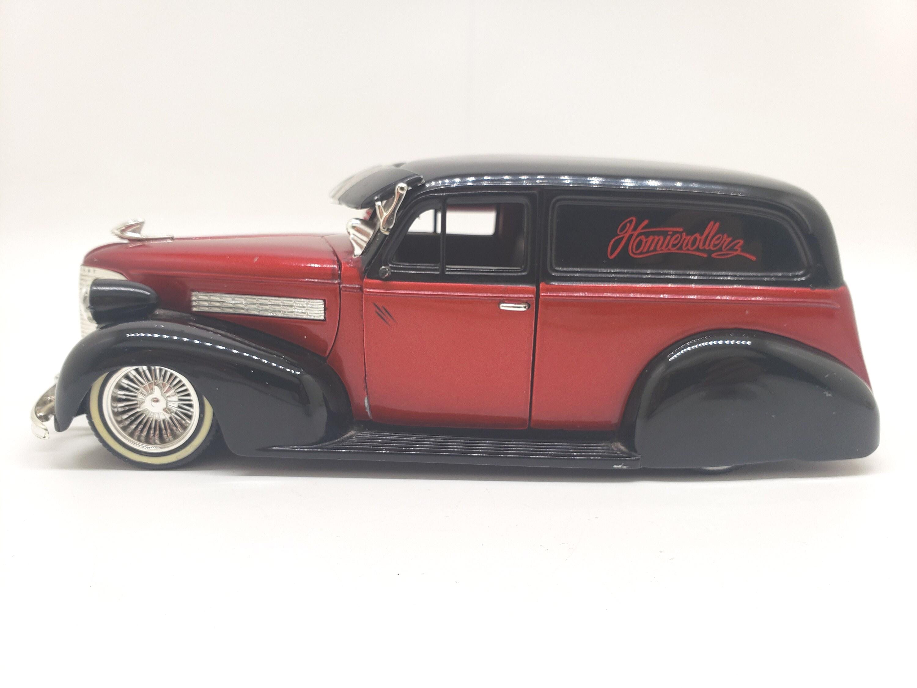 Vintage Jada 39' Chevy Delivery Dark Red: Homie Rollerz 1/24 Scale