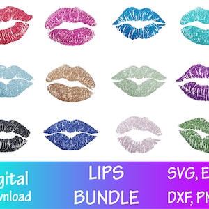Glitzer Lippen svg Bündel tropfende Lippen svg tropfende Lippen Sublimation Glitzer Lippen svg Glitzer Lippen Clipart tropfende Lippen png Kuss Glitter