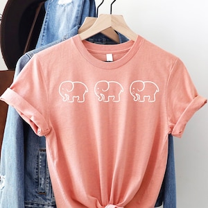 Elephant Cute Shirts, Elephant Tees, Baby Elephant T shirt, Birthday Party, Birthday Present, Present for Kids, Youth Sizes, Present for Her