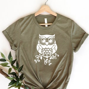 Cute Owl Shirt, Birth T shirt, Cute Animal Shirt, Animal Lover Shirt, Shirts for Women, Gift for Animal Lover, Cutie Owl Tee, Lovely OwlTees