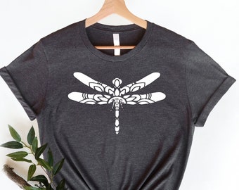 Dragonfly Shirt, Dragonfly T- Shirt, Dragonfly Tee, Cute Dragonfly Tees, Gift for Kids Shirt, Gift for Him, Birthday Present Shirt, Cute Gif