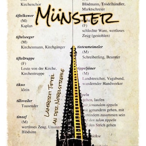 Grußkarte „Münster Masematte“