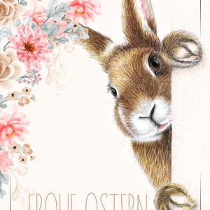 Postkarte „Hase Ecke“