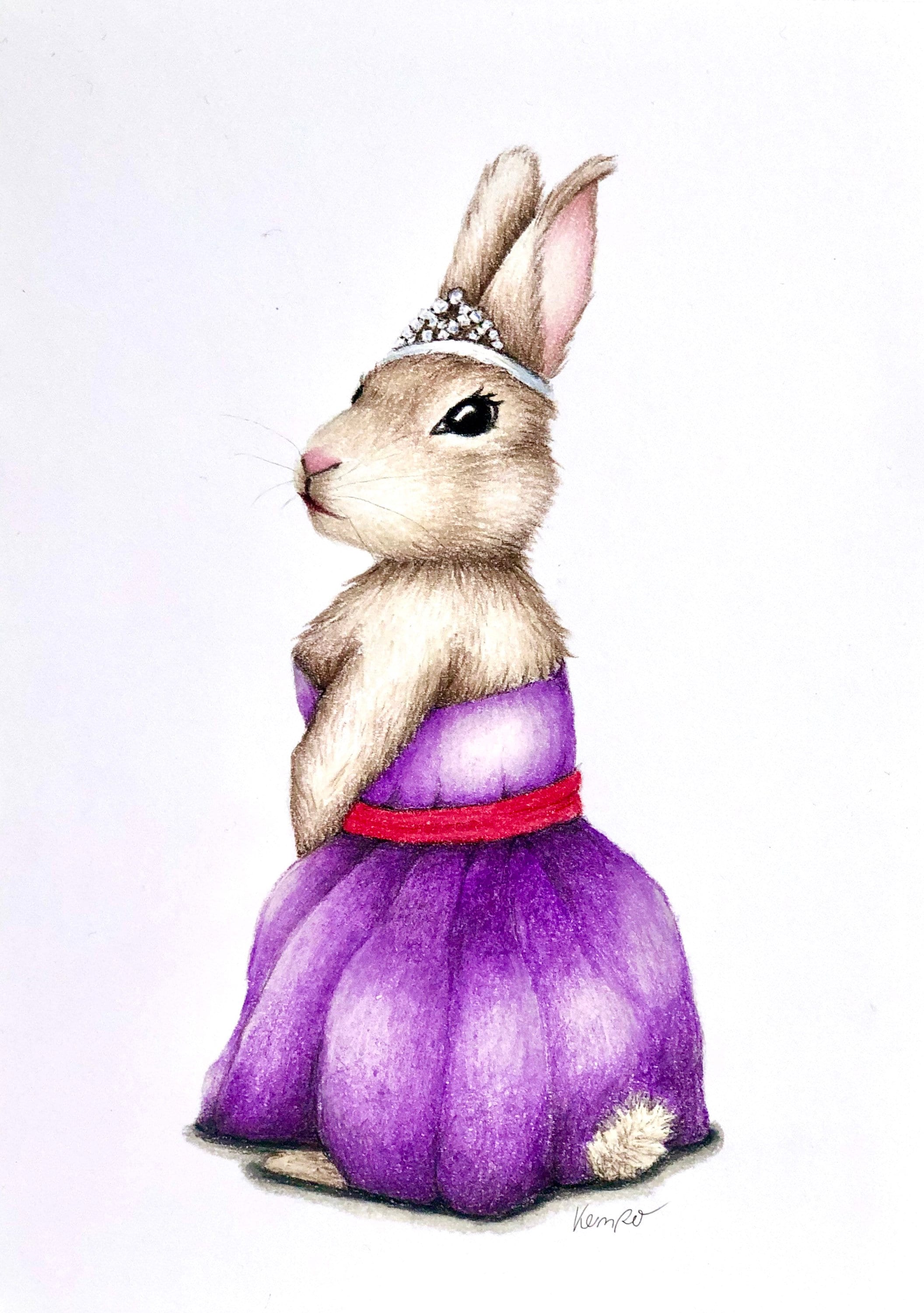 Picture queen Rabbit - Etsy