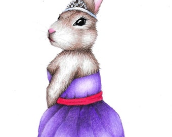 Picture queen Rabbit - Etsy