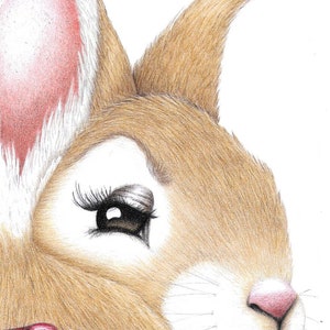 Cartolina “Primo piano di Bunny Monique”