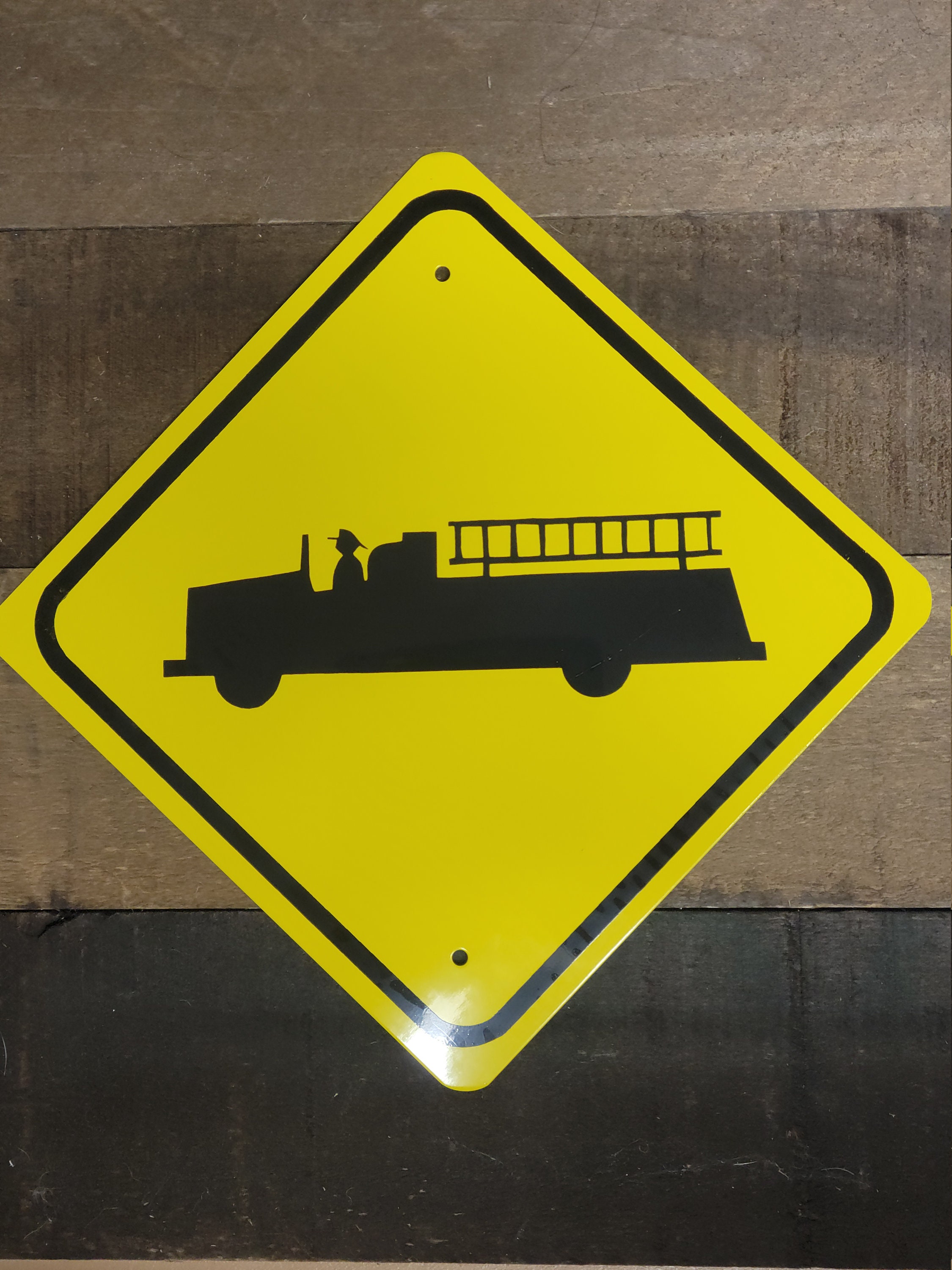 Mini Metal Fire Truck Sign 8x 8 Aluminum Etsy mini-metal-fire-truck-sign-8x-8-aluminum-etsy