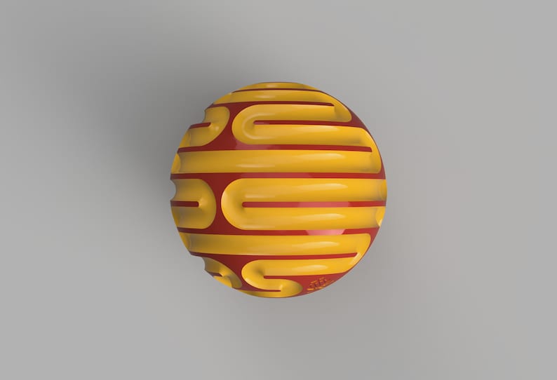 Labyrinth Sphere (finger Labyrinth) - Download and Printable Files - Etsy