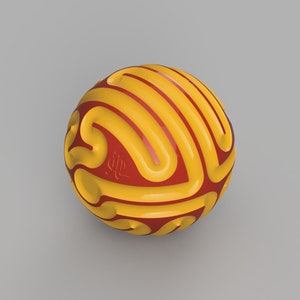 Labyrinth Sphere (Finger Labyrinth) - Download and Printable Files