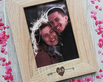 Romantic Valentine Gift, Valentine's Day Gift, unique valentine gift for him, frame for boyfriend, valentines frame personalised