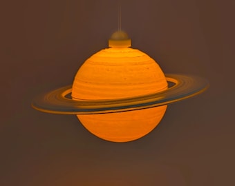 Realistic Saturn moon lampshade without light bulb, galaxy lamp, solar system, night light optional with accessories