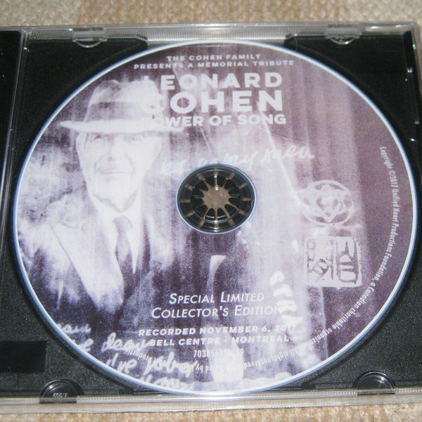 Leonard Cohen Tower of Song DVD, 2018 from PBS + Bonus Footage!