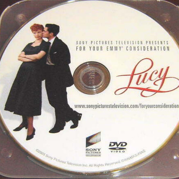 Lucy Rare 2003 Movie DVD, Rachel York & Daniel Pino ~ Lucille Ball, CBS 2 HRS.