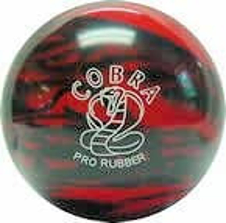 Engraved Duckpin 5pin 2 Balls Cobra Pro Rubber Red & Etsy