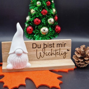 Wichtel du bist mir Wichtelig Waldemar , hygge , Skandinavisch , scandi , Weihnachten , Raysin , Keraflott , Wichtelgeschenk Bild 3