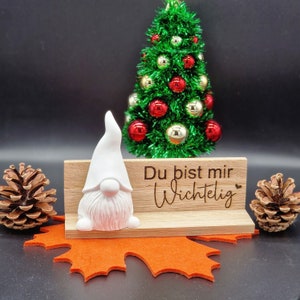 Wichtel du bist mir Wichtelig Waldemar , hygge , Skandinavisch , scandi , Weihnachten , Raysin , Keraflott , Wichtelgeschenk Bild 4