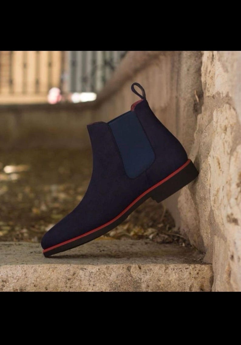 handmade red welt sole men boots