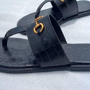 luxury handmade slip on men slipper