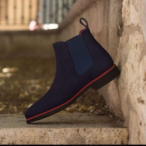 handmade red welt sole men boots