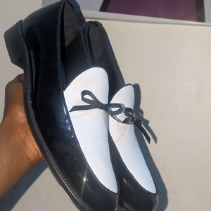 mens custom tuxedo shoe handcrafted patent leather