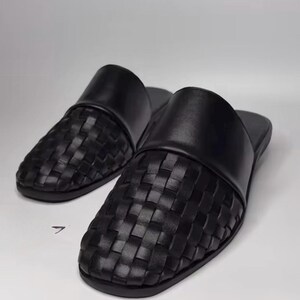 men closed toe slippers