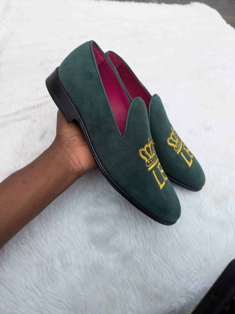 green emerald velvet dress New Italian Design Women's Shoes + Matching Bag Set - Trendy