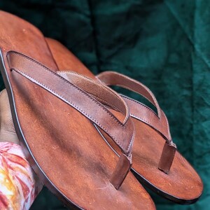 casual everyday leather sandal men