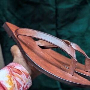 handmade leather thong flip flop
