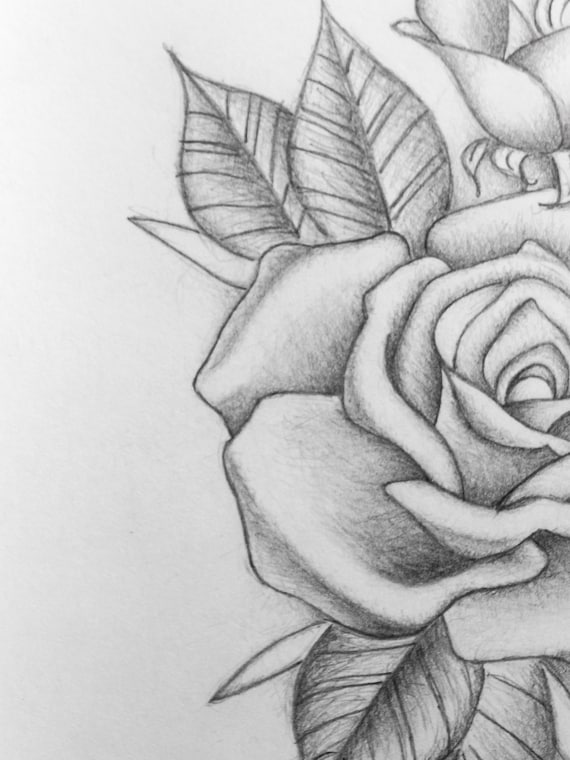 751 New Look Draw rose valentines day sketch charcoal for Ideas