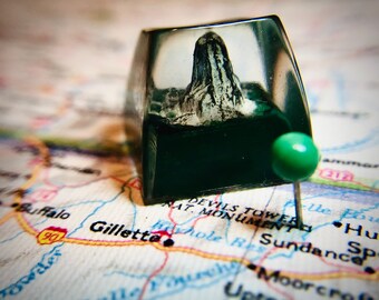 Devil's Tower, Wyoming  - Encapsulated Cherry MX Keycap