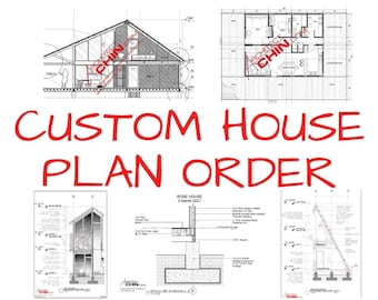 Custom House Plan, Custom House Design, Custom House Plan Order, Order House Plan, Architect House Plan,  Tiny House, Tiny House Plans