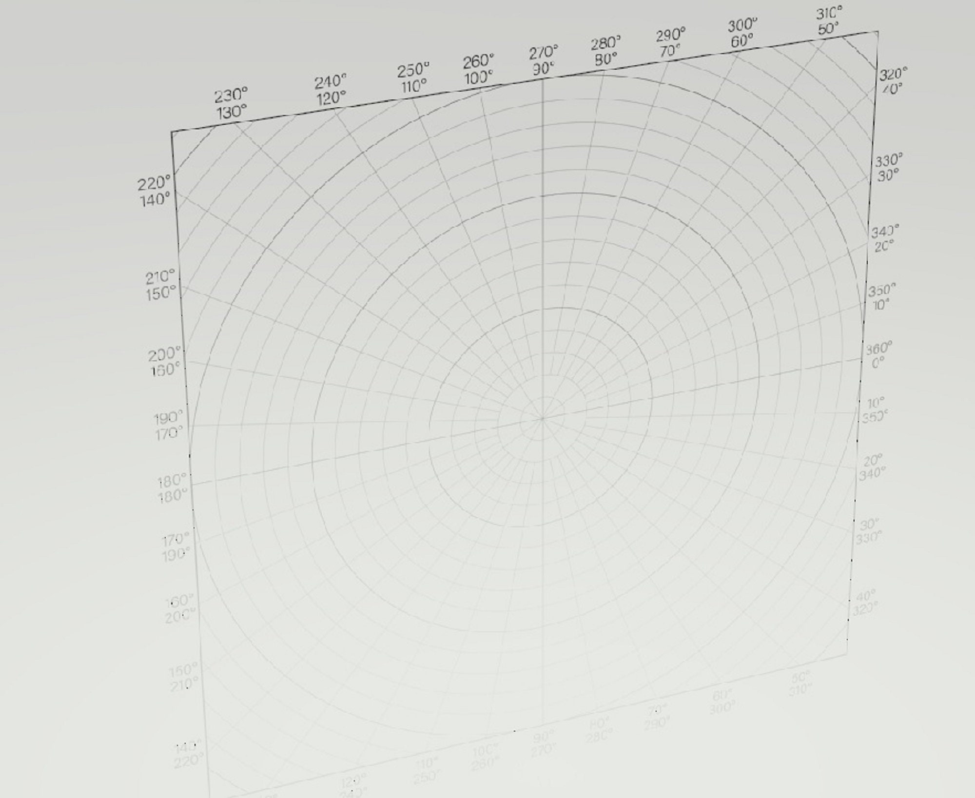 Circular Grid Printable, Circular Printable Grid, Round Drawing Grid ...