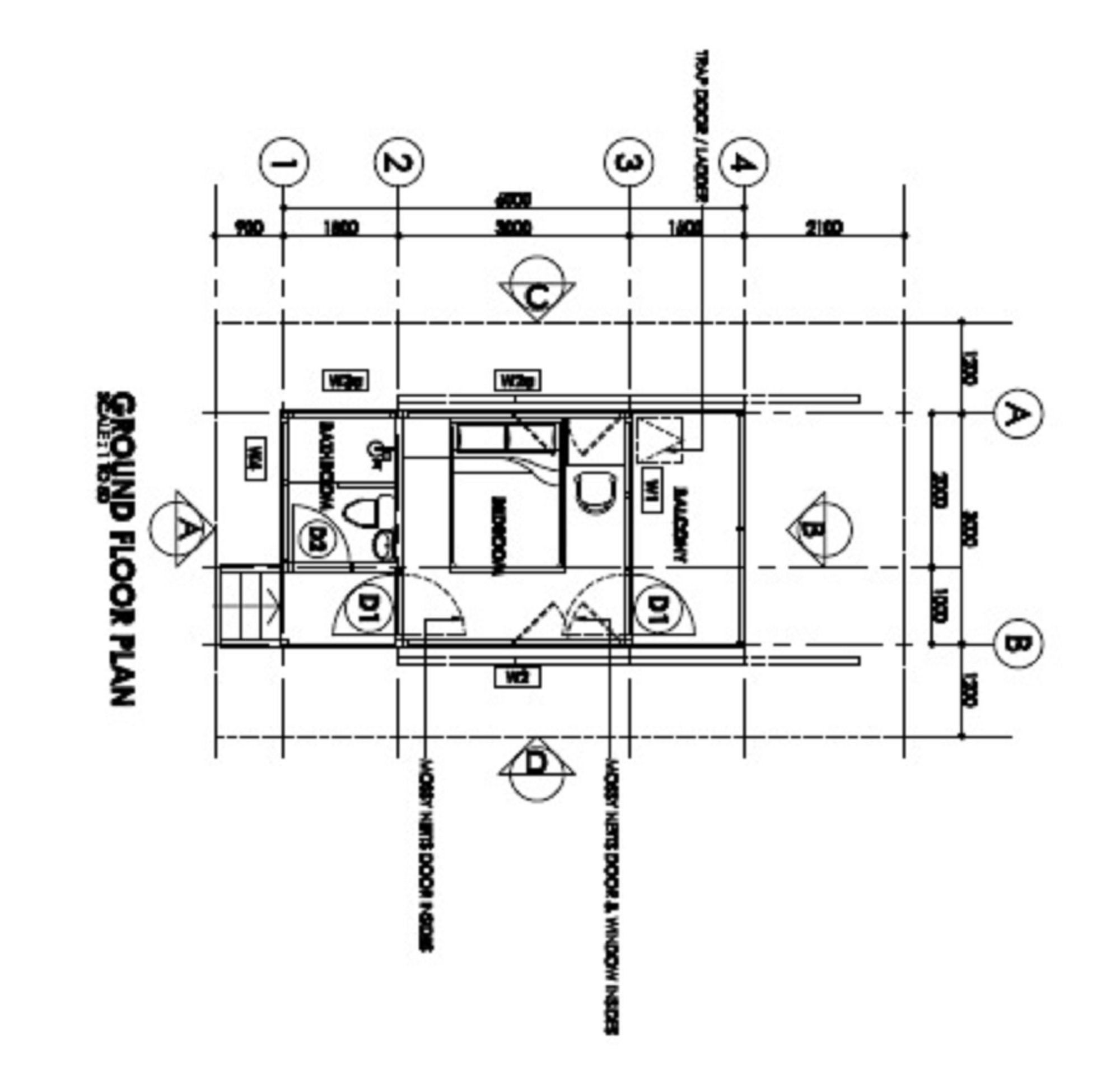 Tiny House 10 X 20 200 SF 1 Bed 1 Bath Cabin Plan Tiny Etsy Canada