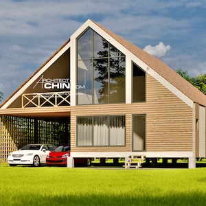 Small House Plans, 40’ x 48’, 1,824 SF, 4 Beds, Cabin Plans, Tiny House, Cottage Plan, Office Plan, Shed Plan, Cottage Plan, DIY House, ADU