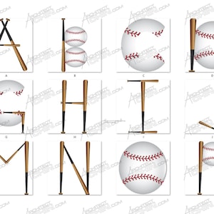 Czcionka Baseball, Litery Baseballowe Alfabet, czcionka sportowa, litery sportowe, Clipart, Czcionka Baseball Bat, TTF, Baseball, Kij Baseballowy, Sport