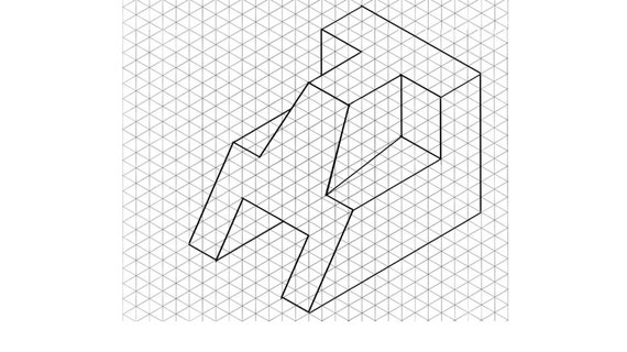 wide angle isometric grid printable template isometric etsy